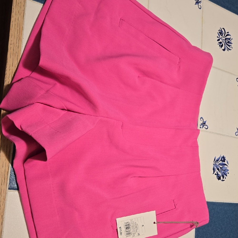 a new day Bright Pink High Waist Women's Shorts